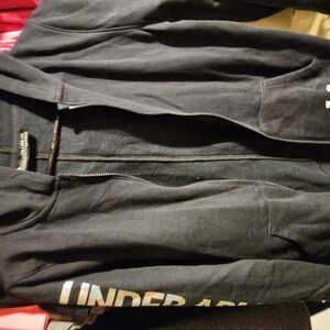 Under Armour Black Zip-Up Hoodie